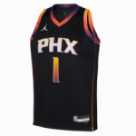 Color Noir du produit Maillot NBA Devin Booker Phoenix Suns Jordan...