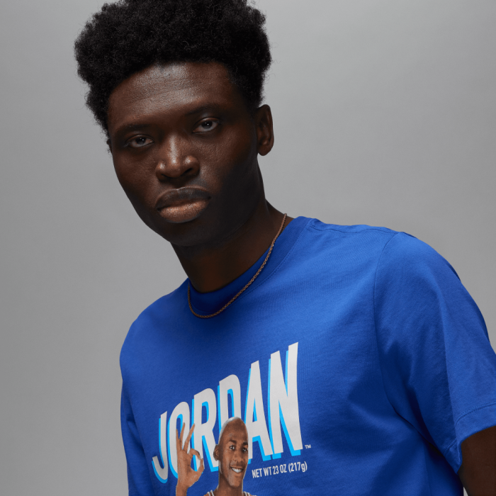 T-shirt Jordan Flight MVP X Wheaties Rush Blue NBA image n°3