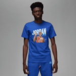 Color Bleu du produit T-shirt Jordan Flight MVP X Wheaties Rush Blue NBA