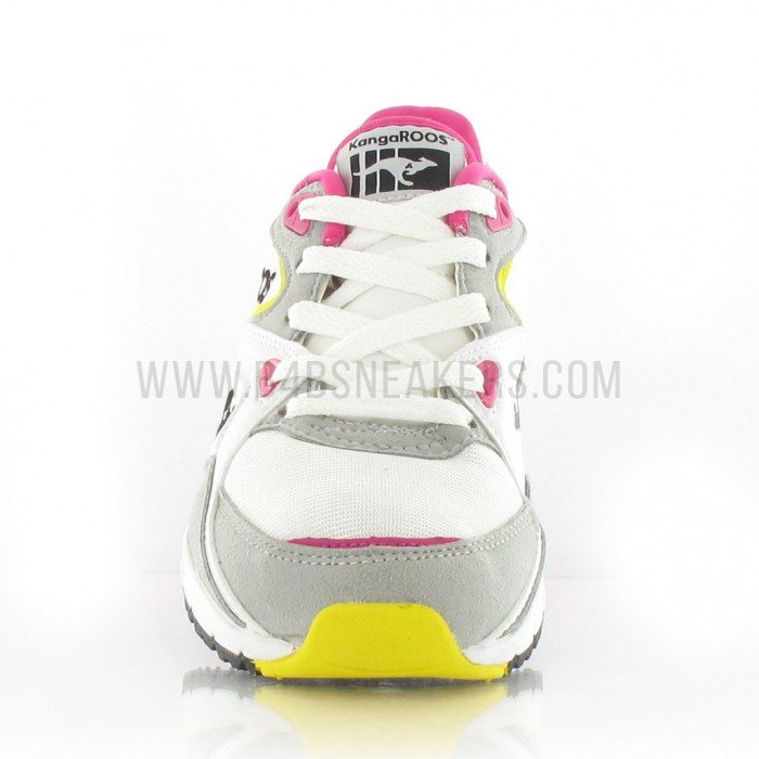 Sneakers femme Kangaroos Runaway blanc 47161-021 image n°3