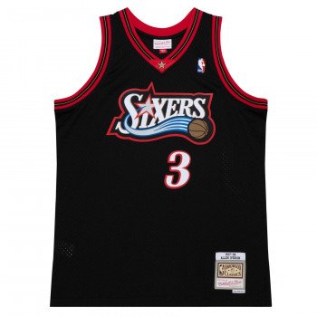 Maillot NBA Allen Iverson Philadelphia 76ers 1997 Mitchell&ness Dark Jersey | Mitchell & Ness