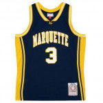 Color Bleu du produit Maillot NCAA Dwyane Wade Marquette University 2002...