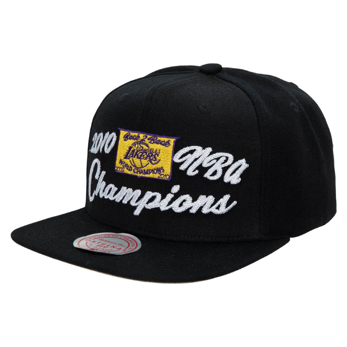 Casquette NBA Los Angeles Lakers Mitchell&ness 2010 Champs Snapback