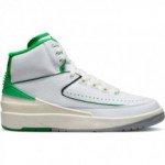 Color White of the product Air Jordan 2 Retro Lucky Green Enfant GS