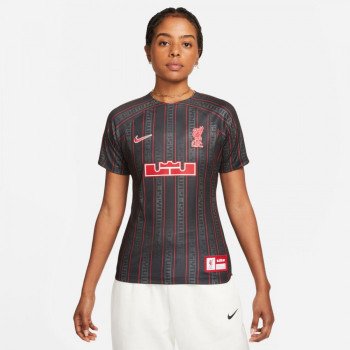 T-shirt Nike Lebron James x Liverpool FC Women anthracite/gym red | Nike