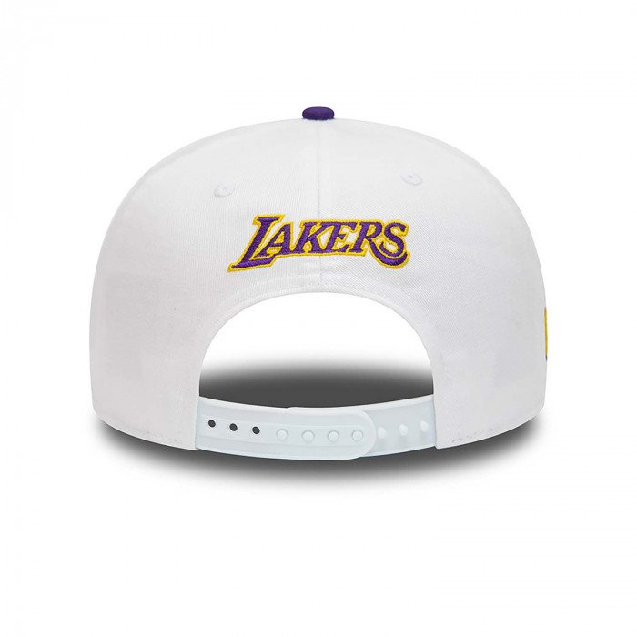 Casquette NBA New Era Los Angeles Lakers White Crown Patches 9fifty image n°4