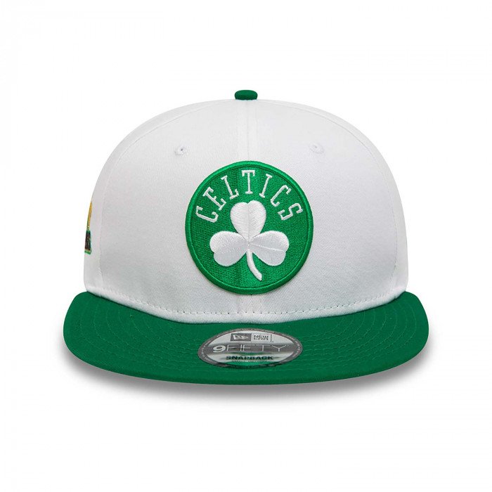 Casquette NBA New Era Boston Celtics White Crown Patches 9fifty image n°3
