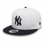 Color Blanc du produit Casquette MLB New Era New York Yankees White Crown...