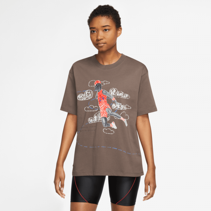 T-shirt Jordan Artist Series Women By Parker Duncan palomino NBA