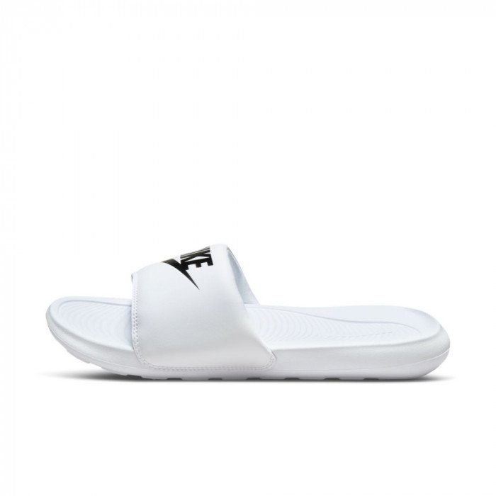 Claquettes Nike Victori One white/black-white image n°4