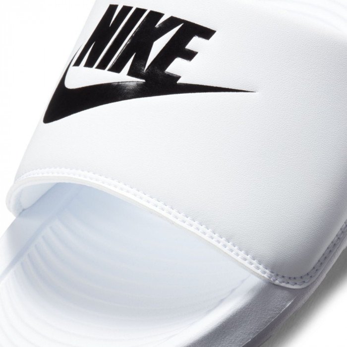 Claquettes Nike Victori One white/black-white image n°8