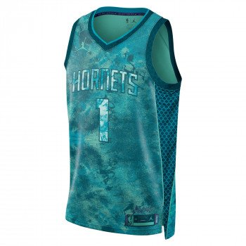 Outerstuff Nike Youth Charlotte Hornets Over The Limit Teal Sublimated Hoodie, Boys', Large, Blue