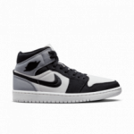 Color White of the product Air Jordan 1 Mid SE Canvas Steel Grey