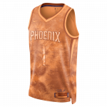 Color Orange of the product Maillot NBA Devin Booker Phoenix Suns Nike Selected...
