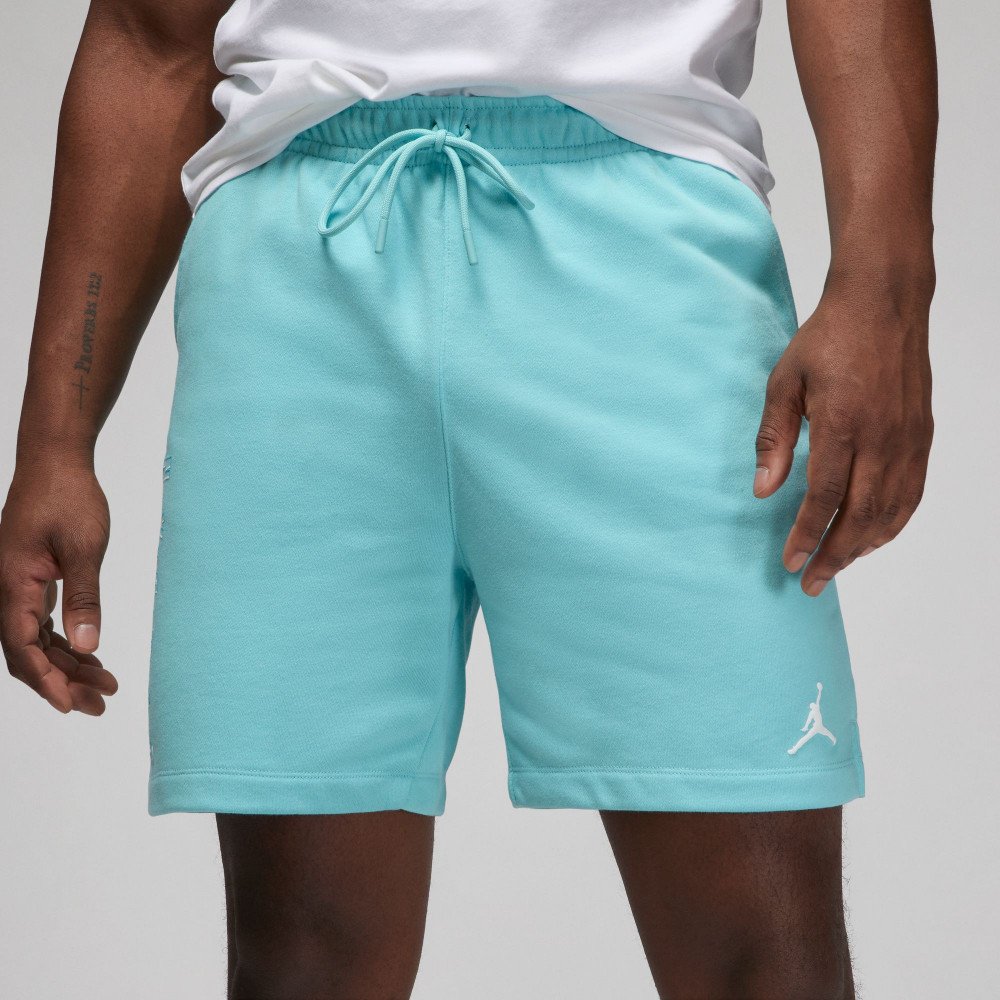 Short Jordan Essentials Fleece bleached aqua - Basket4Ballers