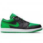Color Black of the product Air Jordan 1 Low Lucky Green