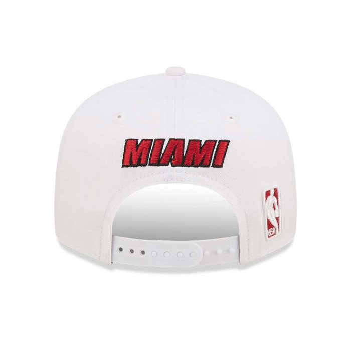 Casquette NBA Miami Heat New Era White Crown 9fifty image n°4