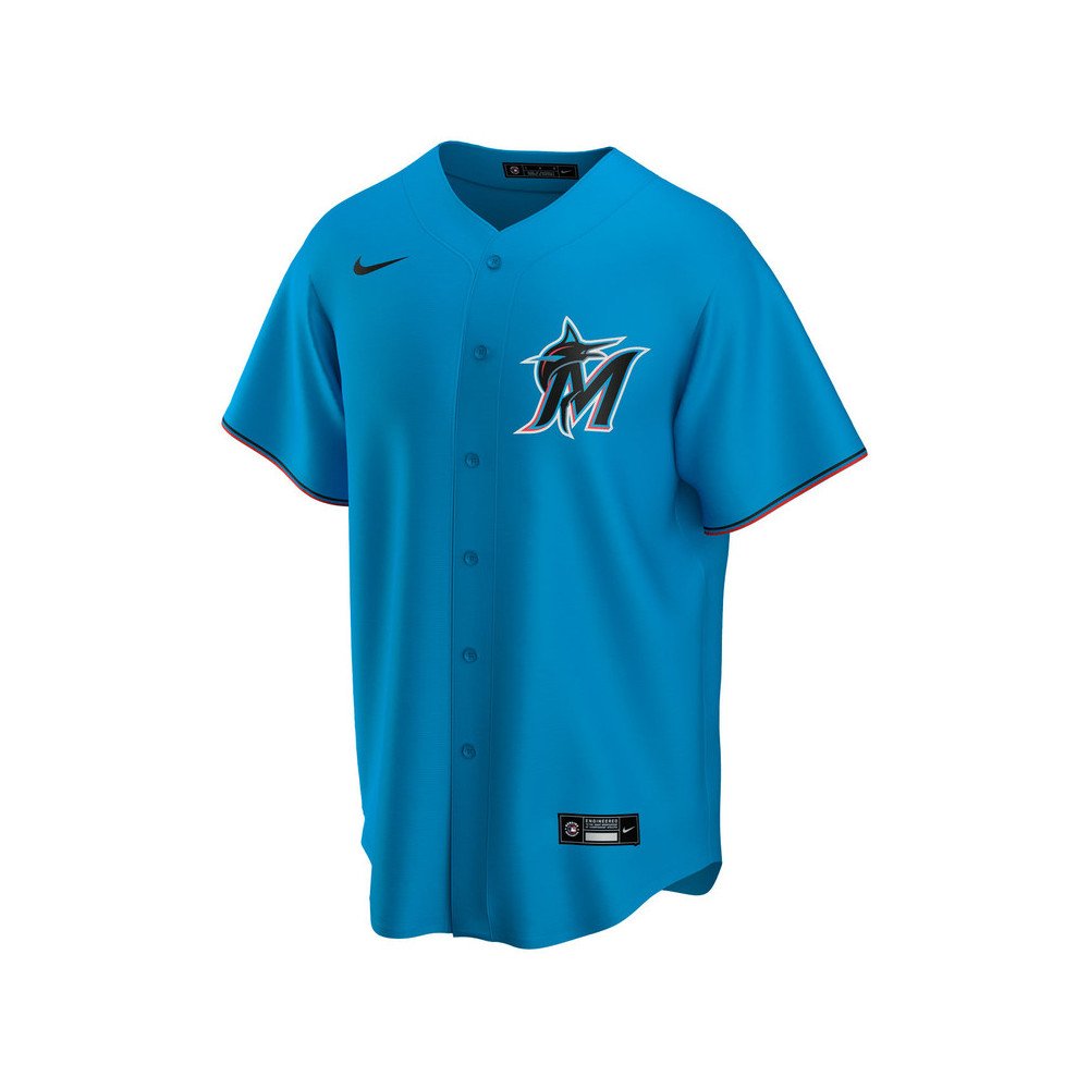 Baseball-shirt Mlb Miami Marlins Nike Official Replica Home