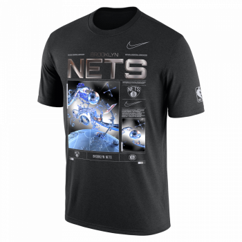 T-shirt NBA Brooklyn Nets Nike Courtside black | Nike