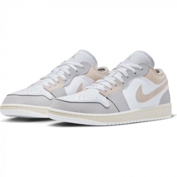 Air Jordan 1 Low Se Craft tech grey/lt orewood brn-white-sail