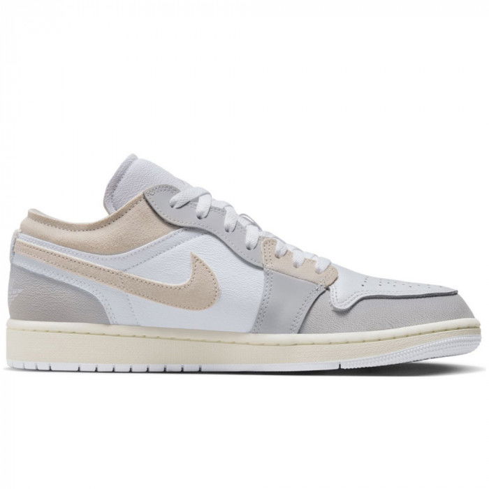 Air Jordan 1 Low Se Craft tech grey/lt orewood brn-white-sail