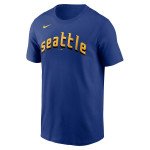 Color Blue of the product T-shirt MLB Seattle Mariners Nike City Connect