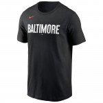 Color Black of the product T-shirt MLB Baltimore Orioles Nike City Connect