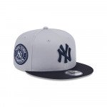 Color Gris du produit Casquette MLB New York Yankees New Era Side Patch...