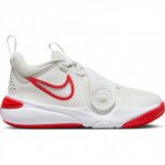 Color White of the product Nike Team Hustle D 11 White Red Petit Enfant PS