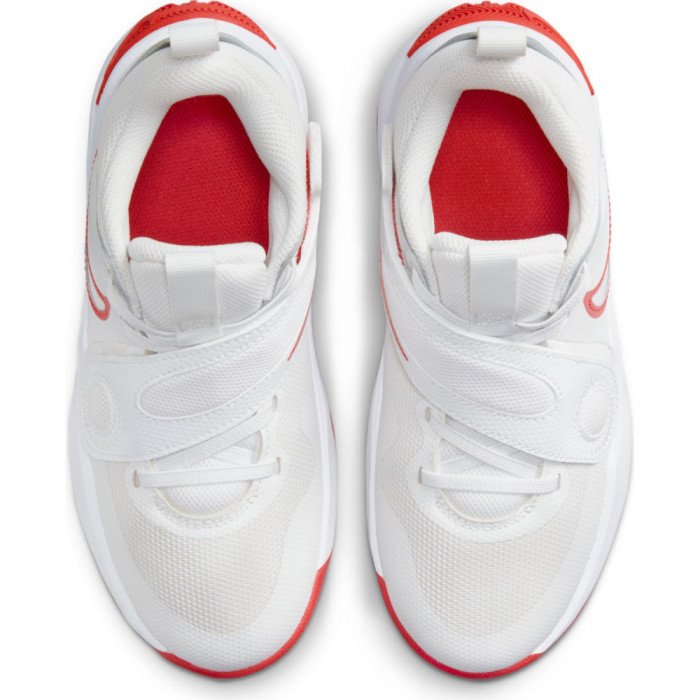 Nike Team Hustle D 11 White Red Enfant GS image n°4