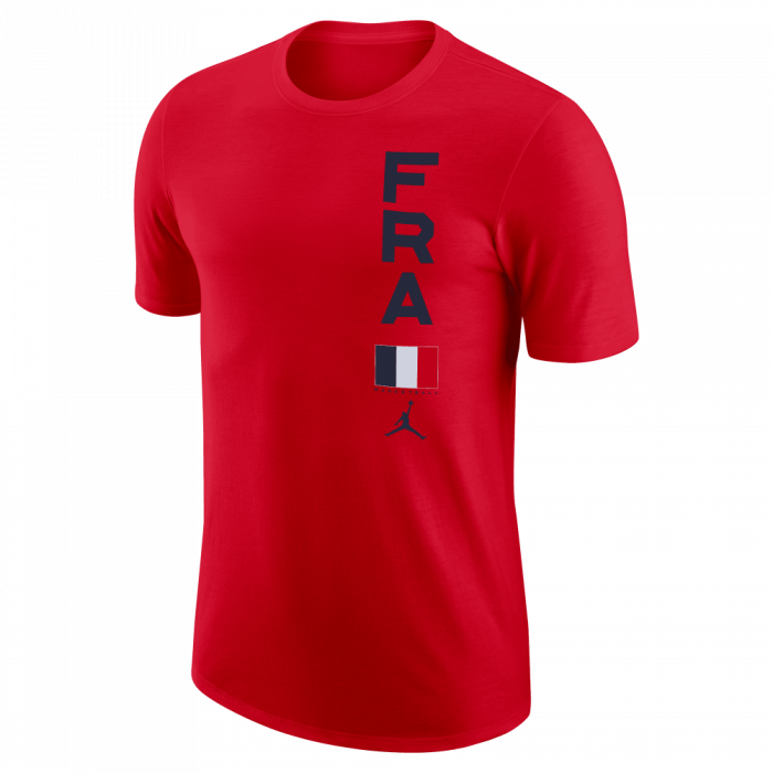 T-shirt Jordan FFBB Equipe de France Dri-fit Team university red