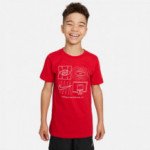 Color Red of the product T-shirt Enfant Nike Culture Of Basketball university...