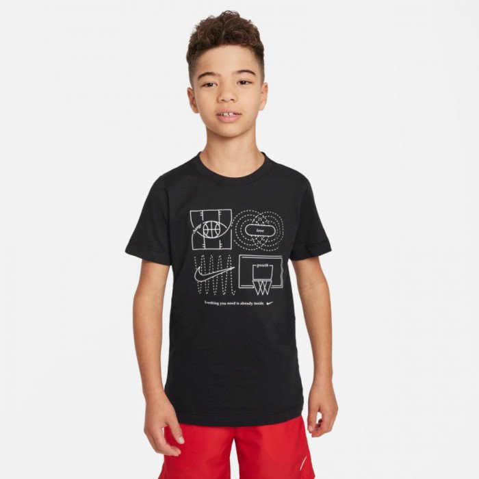 T-shirt Enfant Nike Culture Of Basketball Black image n°1