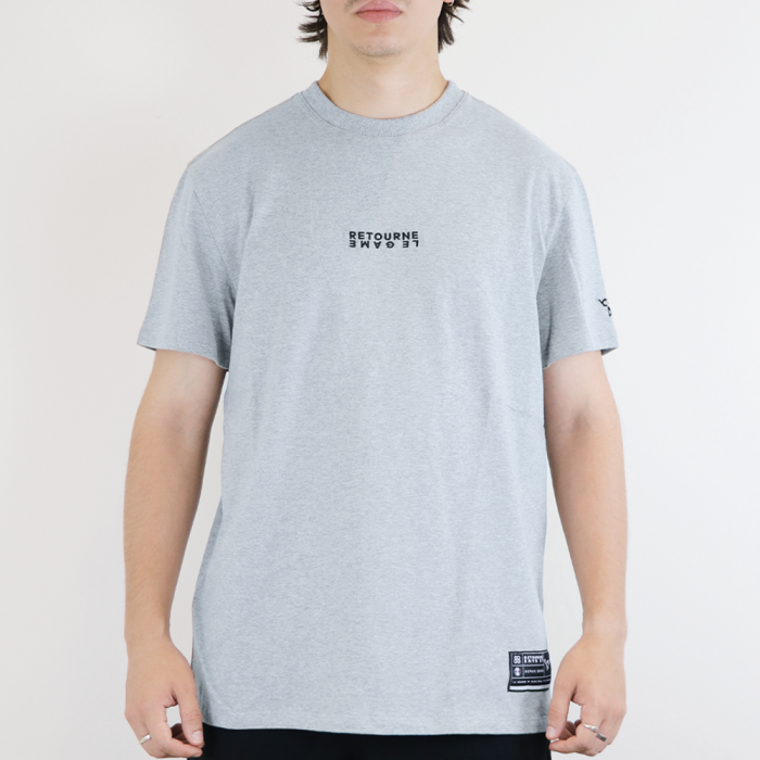 T-shirt b4b "Les fondamentaux" Heather Grey image n°1