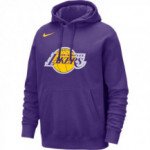 Color Violet du produit Hoody NBA Los Angeles Lakers Nike Team Logo