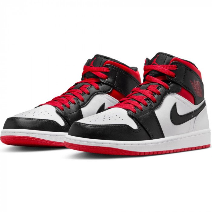 Air Jordan 1 Mid Gym Red Black Toe image n°3