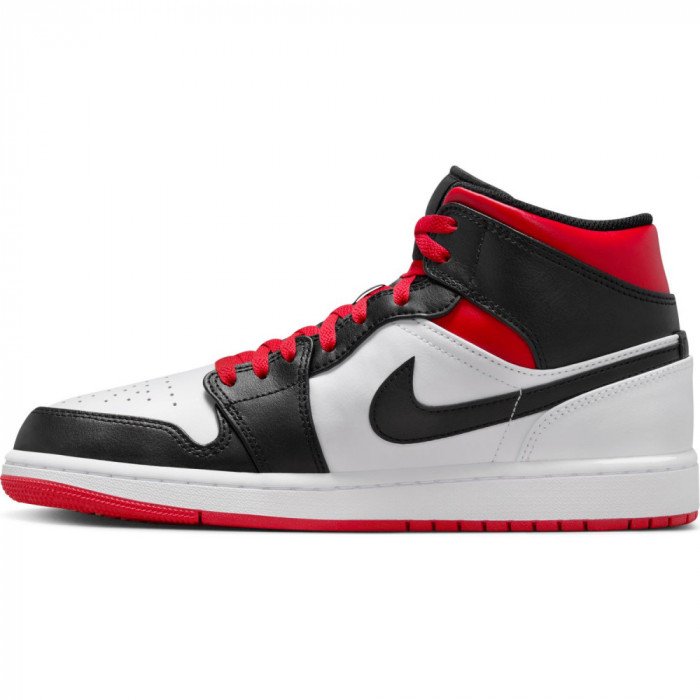 Air Jordan 1 Mid Gym Red Black Toe image n°7