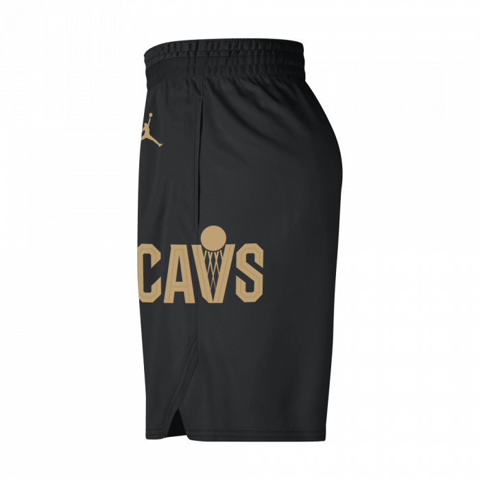 Short Cleveland Cavaliers Statement Edition black/club gold NBA image n°2
