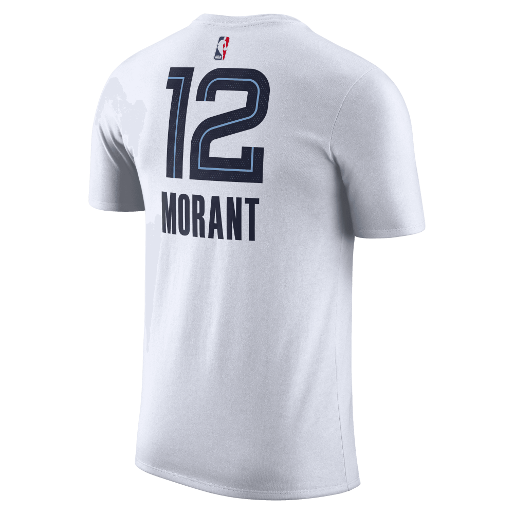 Memphis Grizzlies Ja Morant 12 White & Teal Jersey Inspired Polo Shirt All  Over Print Shirt 3d T-shirt - Teeruto