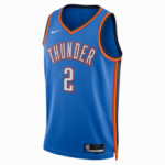 Color Bleu du produit Maillot NBA Shai G-A Oklahoma City Thunder Nike Icon...