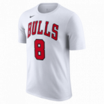 Color White of the product T-shirt Chicago Bulls white/lavine zach NBA
