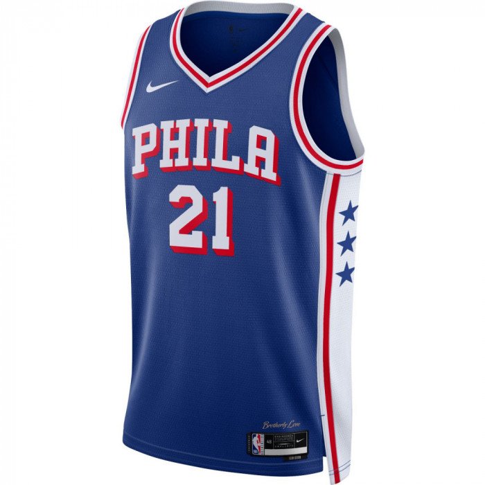 Maillot NBA Joel Embiid Philadelphia Sixers Nike Icon Edition