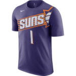 Color Violet du produit T-shirt Devin Booker Phoenix Suns Nike Name & Number...