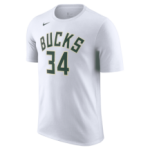 Color Blanc du produit T-shirt NBA Giannis Antetokounmpo Milwaukee Bucks...