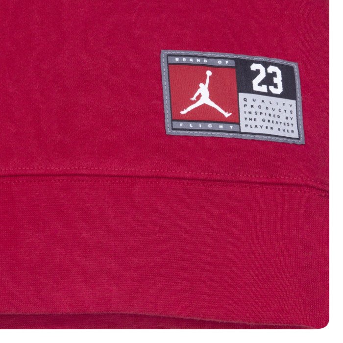 Sweat à capuche Jordan enfant numéro 23 rouge image n°4