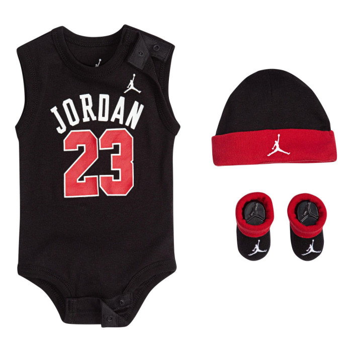 Ensemble Jordan 23 bébé 0-6 mois noir