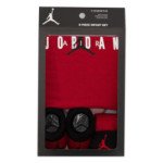 Color Red of the product Jordan 23 Jersey Hat/bodysuit/bootie Set 3pc