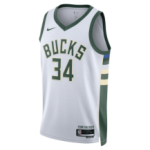 Color White of the product Maillot Milwaukee Bucks Association Edition 2022/23...