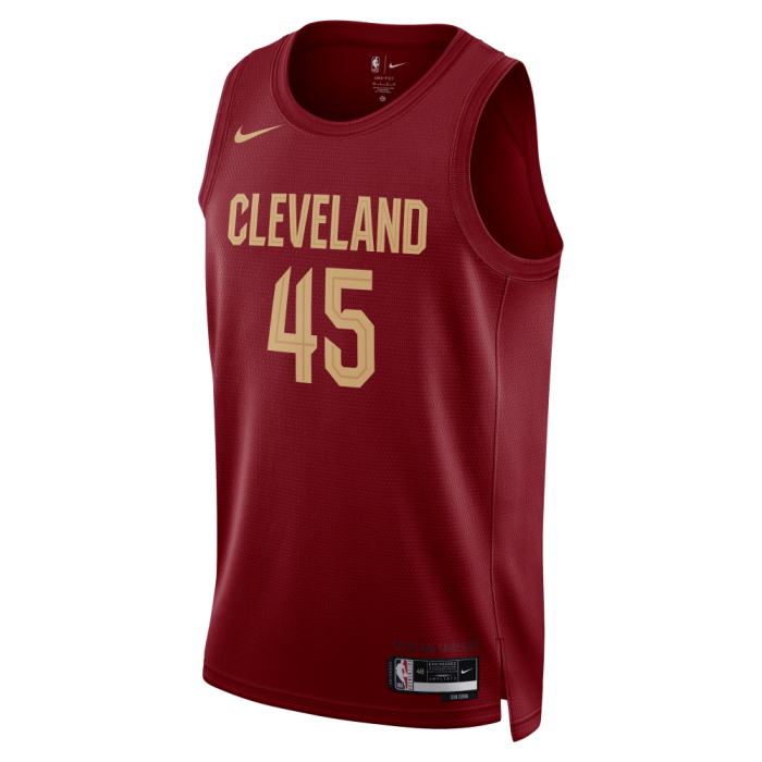 Maillot NBA Donovan Mitchell Cleveland Cavaliers Nike Icon Edition