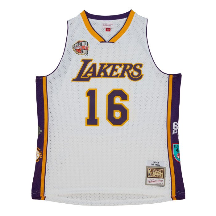 Maillot NBA Paul Gasol Los Angeles Lakers Mitchell & Ness Hall Of Fame 2023 Edition image n°1